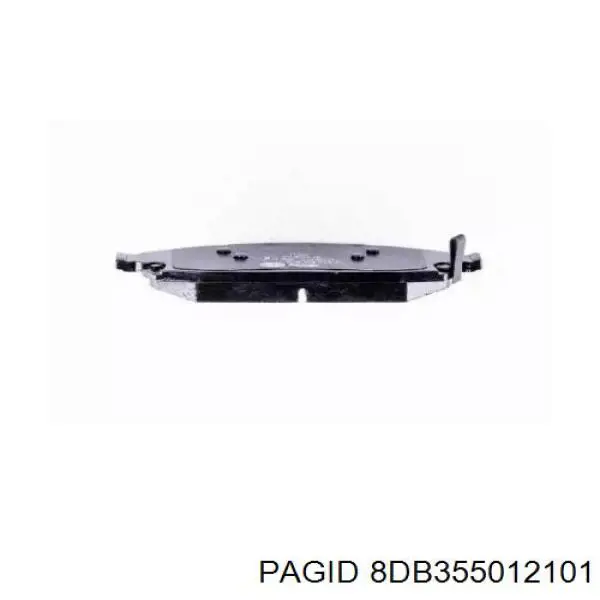 Передні тормозні колодки 8DB355012101 HELLA-PAGID