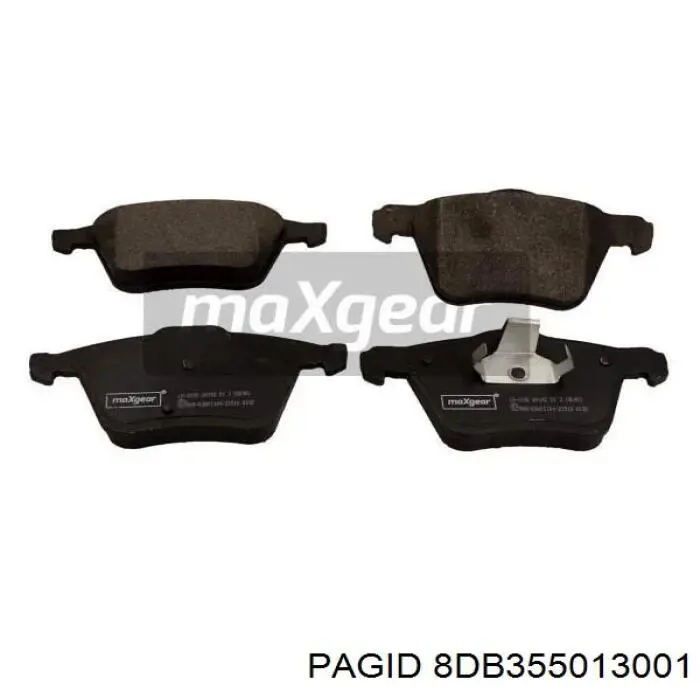 Купити 8DB355013001 HELLA-PAGID Колодки гальмівні передні, дискові