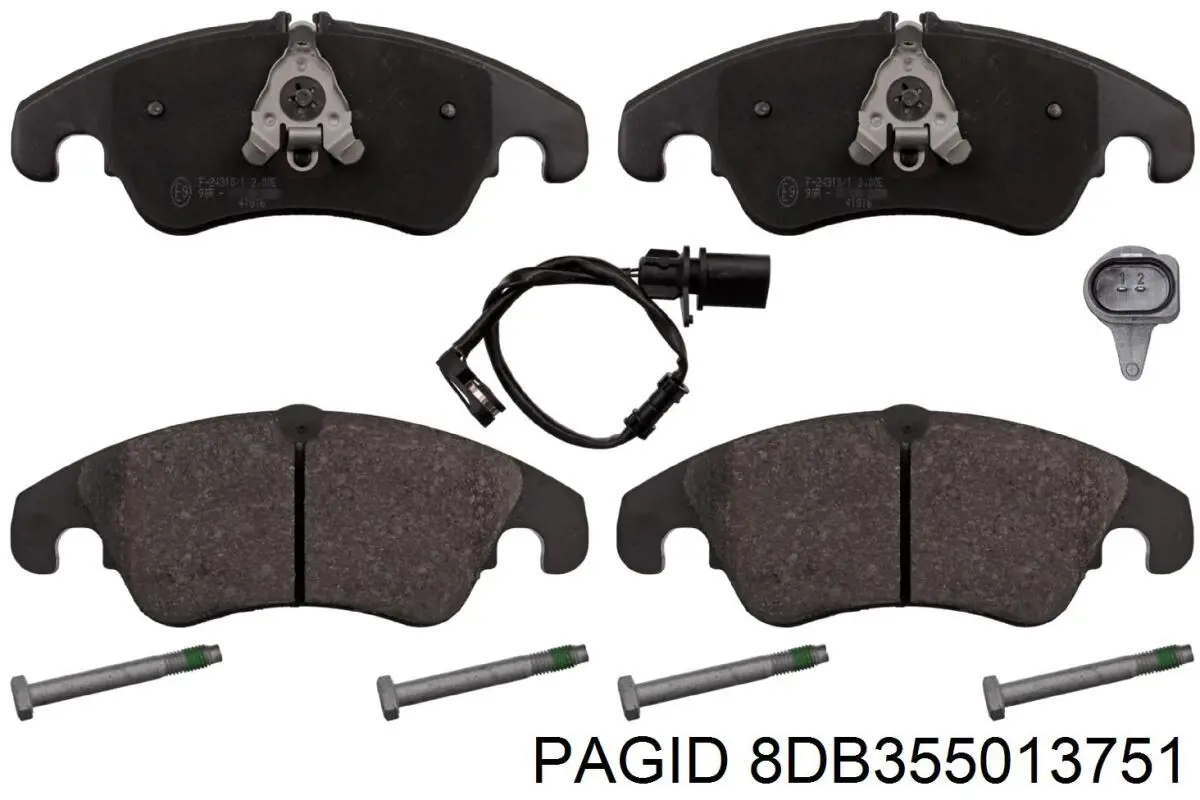 Гальмівні колодки HELLA-PAGID 8DB355013751 ціна, від 72.62 USD