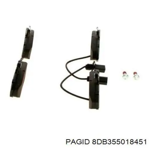 Гальмівні колодки HELLA-PAGID 8DB355018451 ціна, від 23.91 USD