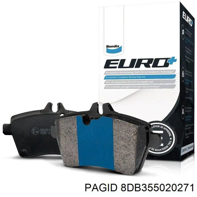 Задні гальмівні колодки HELLA-PAGID 8DB355020271 ціна, від 34.88 USD