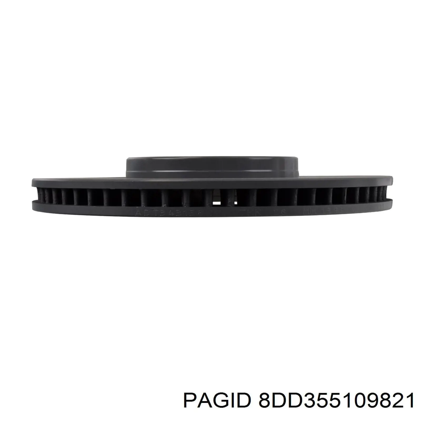Диск гальмівний задній HELLA-PAGID 8DD355109821