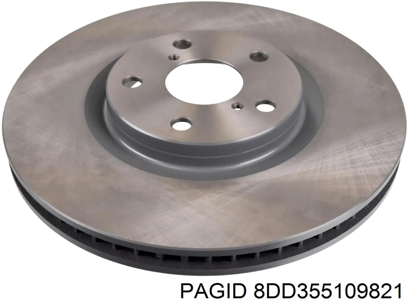 Купити 8DD355109821 HELLA-PAGID Диск заднього гальма