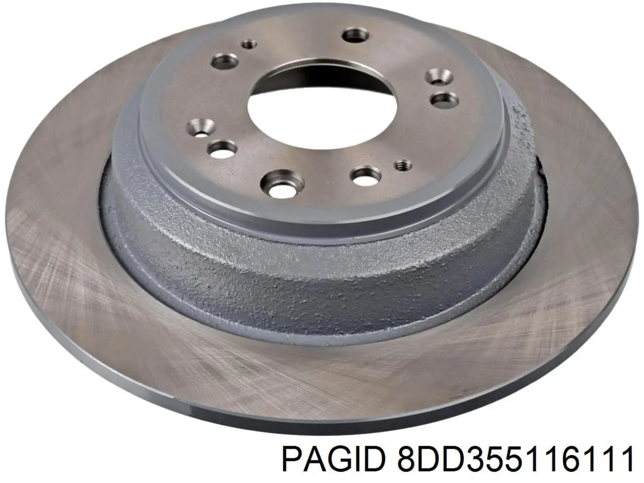 8DD355116111 HELLA-PAGID диск гальмівний задній