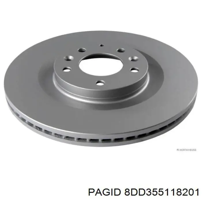 Купити 8DD355118201 HELLA-PAGID Ротор гальмівний