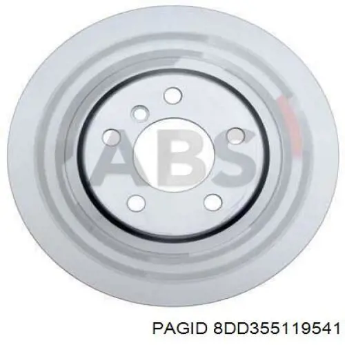 Задні дискові гальма HELLA-PAGID 8DD355119541 ціна, від 58.70 USD