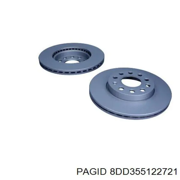 Купити 8DD355122721 HELLA-PAGID Ротор гальмівний