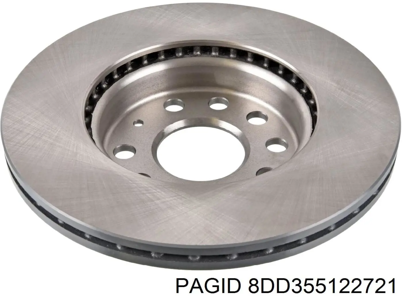 8DD355122721 HELLA-PAGID Гальмо дискове переднє