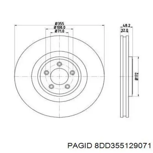 Купити RT20801GL Rotinger Ротор гальмівний