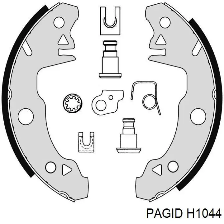 Колодки гальмові задні, барабанні Jurid/Bendix 361133B ціна, від 3.52 USD