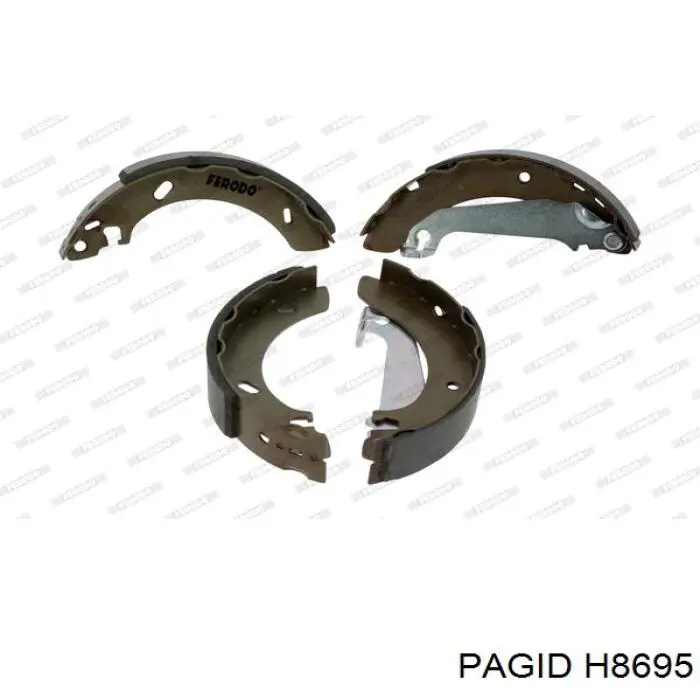 Купити H8695 HELLA-PAGID Колодки гальмові задні, барабанні