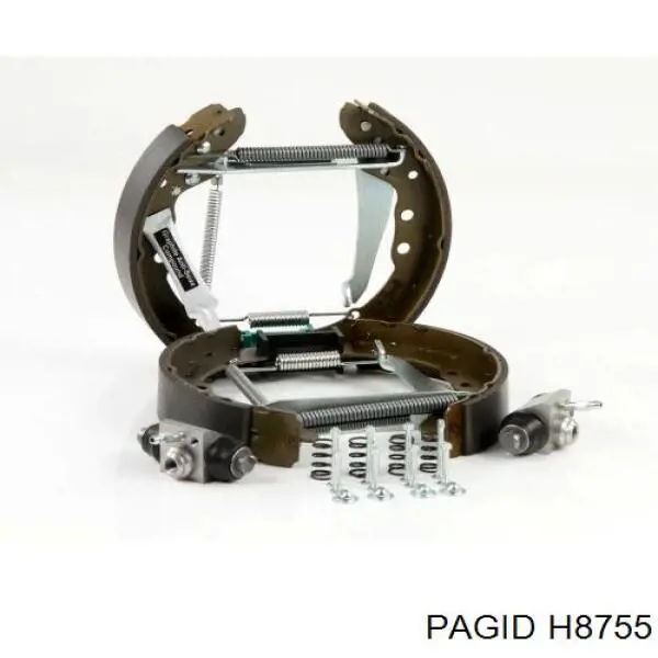 Гальма робочі задні ножні і гальмівні барабани HELLA-PAGID H8755