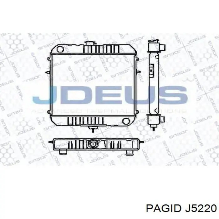 Купити J5220 HELLA-PAGID Колодки гальмові задні, барабанні
