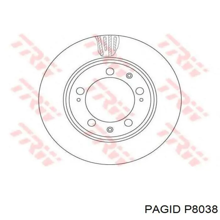 Датчик зносу гальмівних колодок HELLA-PAGID P8038