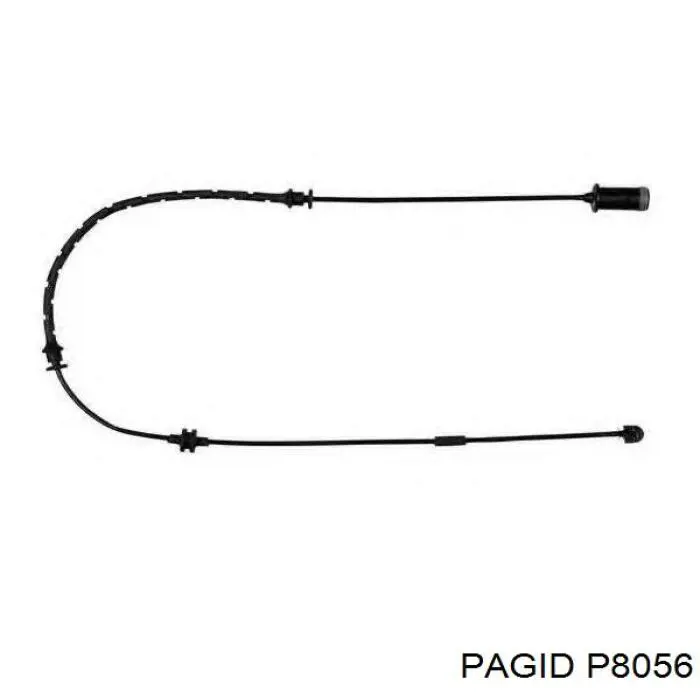 P8056 HELLA-PAGID датчик зносу гальмівних колодок, передній