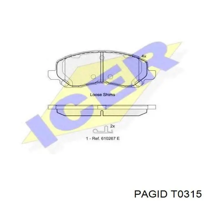 Гальмівні колодки Mitsubishi MB366393 ціна, від 9.54 USD