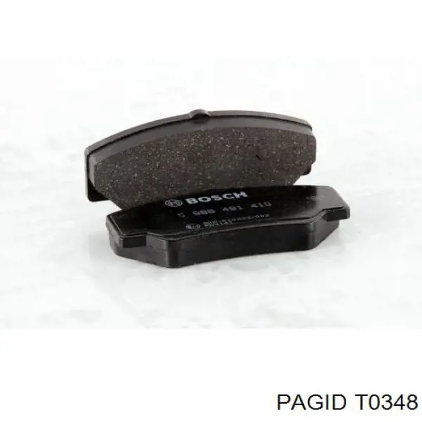 Купити T0348 HELLA-PAGID Колодки гальмівні передні, дискові