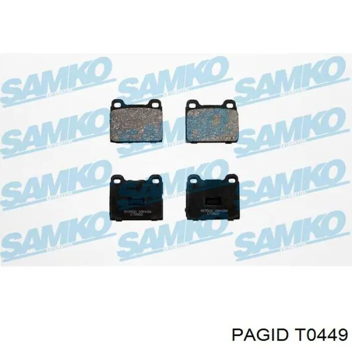Гальмівні колодки HELLA-PAGID T0449 ціна, від 12.25 USD