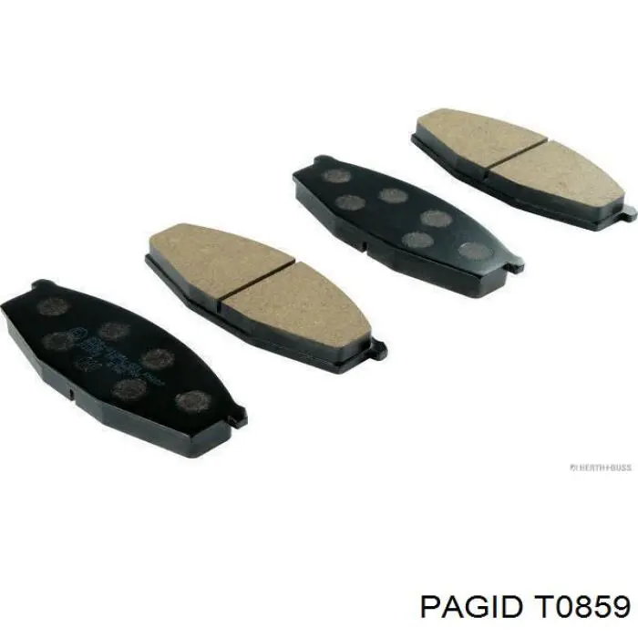 Тормозні колодки HELLA-PAGID T0859