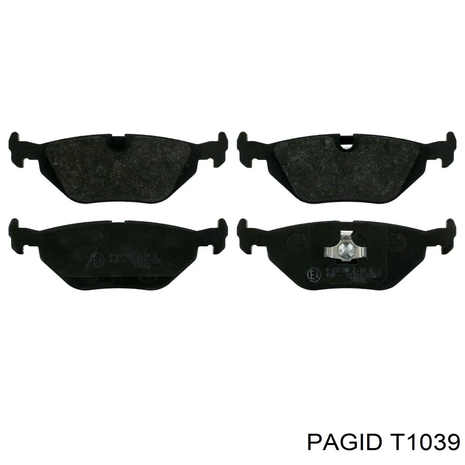 Задні гальмівні колодки HELLA-PAGID T1039 ціна, від 23.11 USD