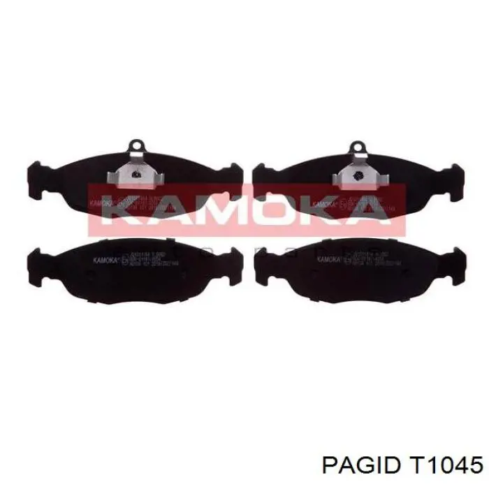 Гальмівні колодки HELLA-PAGID T1045 ціна, від 11.26 USD