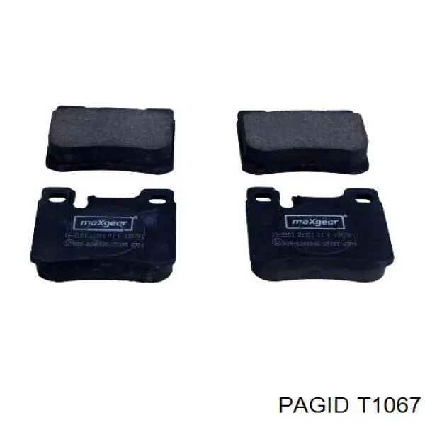 Задні гальмівні колодки HELLA-PAGID T1067 ціна, від 14.06 USD