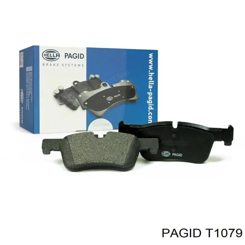 T1079 HELLA-PAGID Передні гальмівні колодки