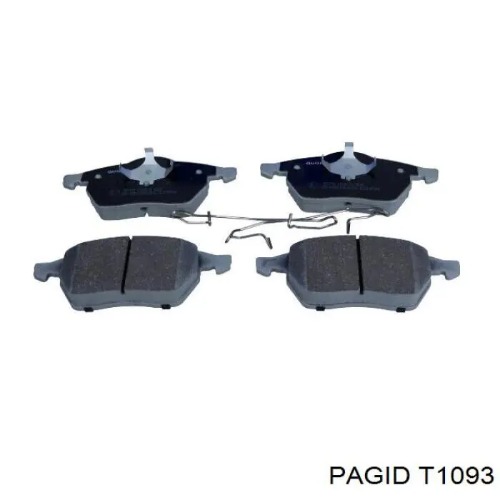 Передні тормозні колодки T1093 HELLA-PAGID