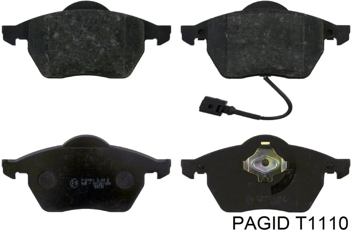 Гальмівні колодки HELLA-PAGID T1110 ціна, від 24.22 USD