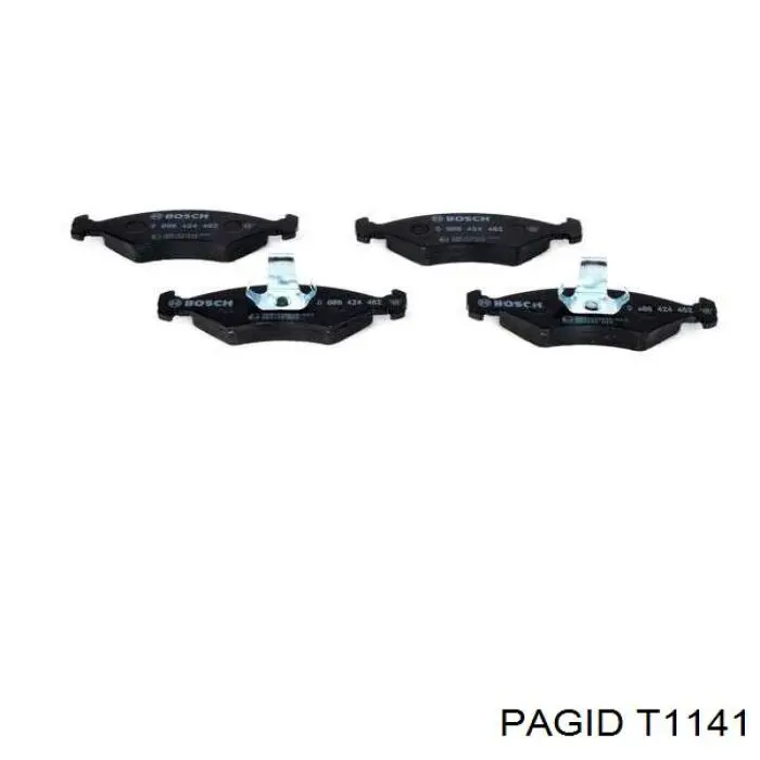 Передні тормозні колодки T1141 HELLA-PAGID