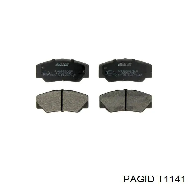 Тормозні колодки HELLA-PAGID T1141