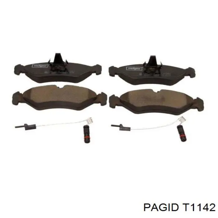 Задні дискові колодки HELLA-PAGID T1142