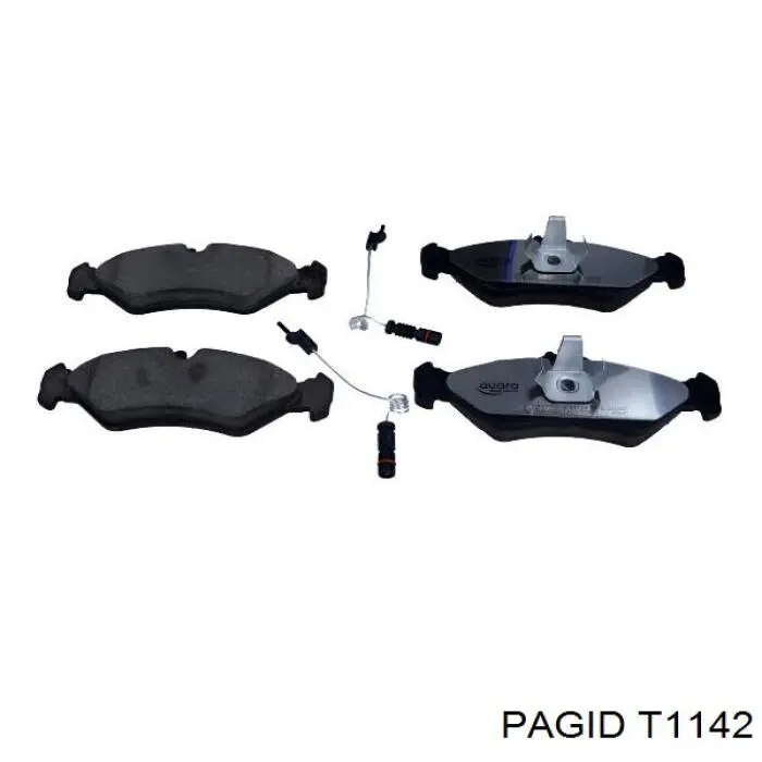 Задні гальмівні колодки HELLA-PAGID T1142 ціна, від 14.16 USD