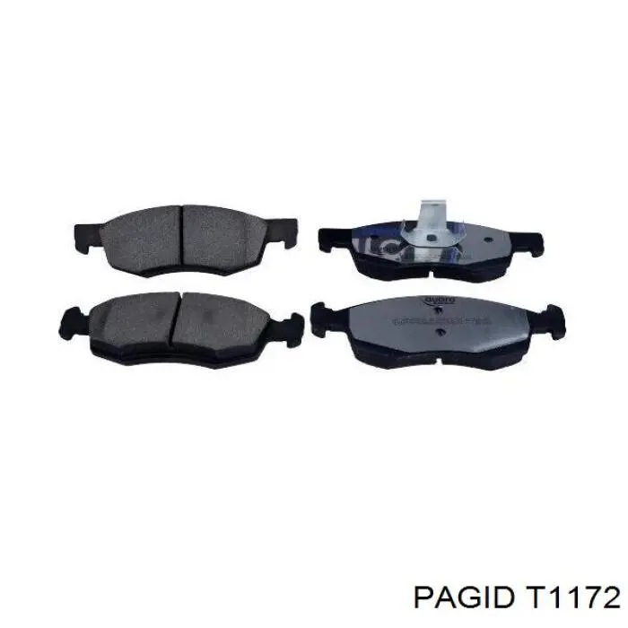 Задні гальмівні колодки HELLA-PAGID T1172 ціна, від 34.17 USD