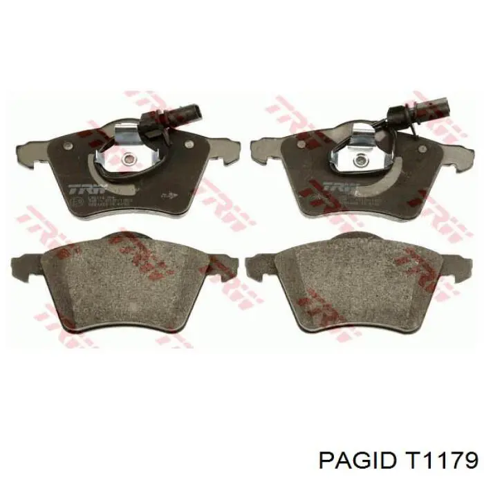 Передні тормозні колодки T1179 HELLA-PAGID