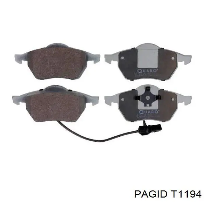 Тормозні колодки HELLA-PAGID T1194