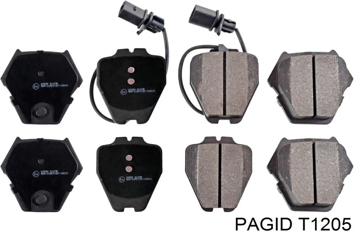 Гальмівні колодки HELLA-PAGID T1205 ціна, від 29.45 USD