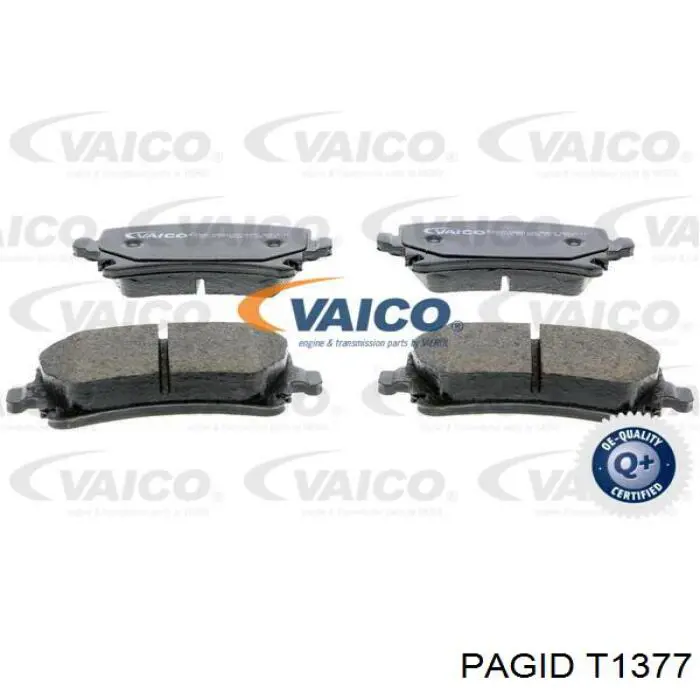 Задні гальмівні колодки HELLA-PAGID T1377 ціна, від 14.57 USD