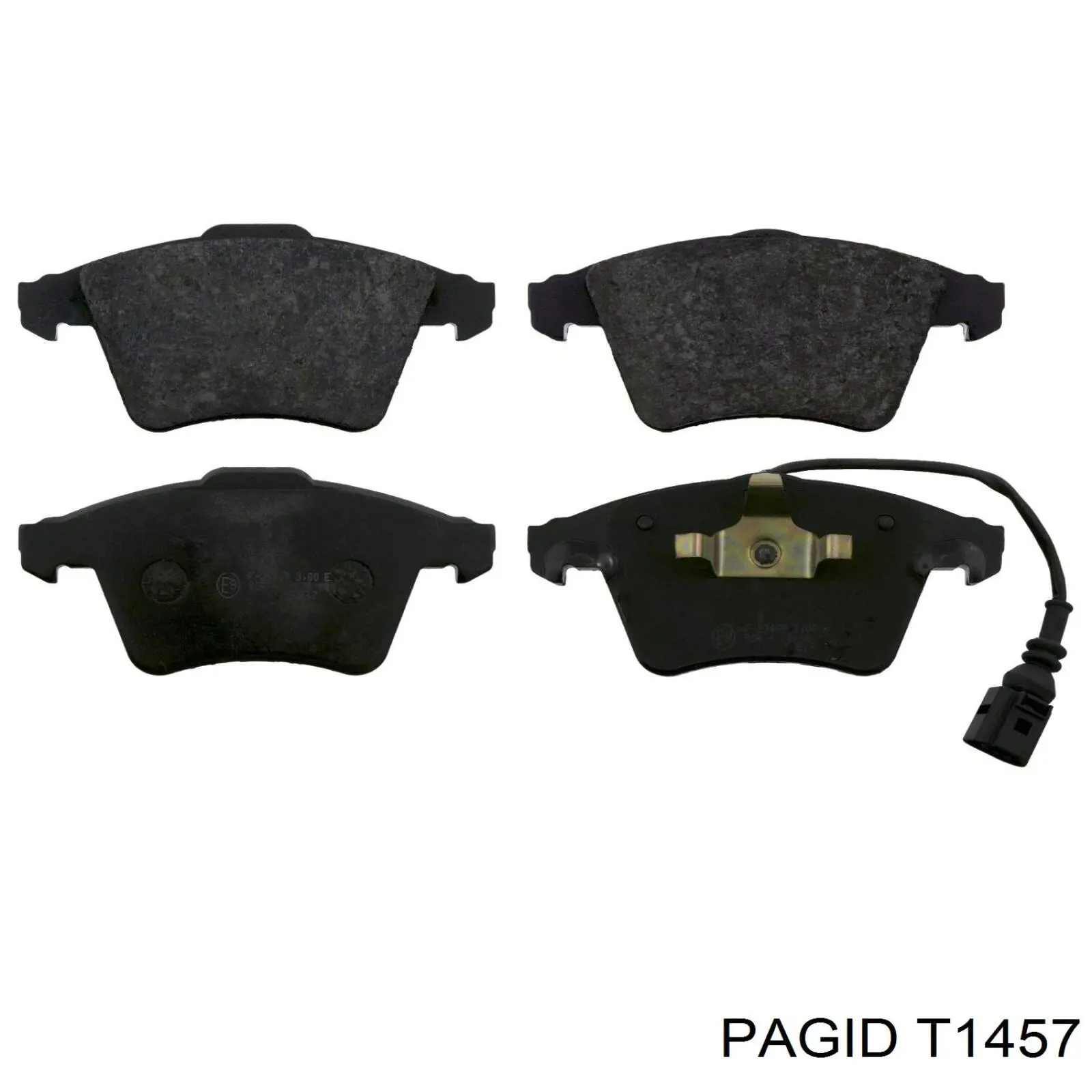 T1457 HELLA-PAGID колодки гальмівні передні, дискові