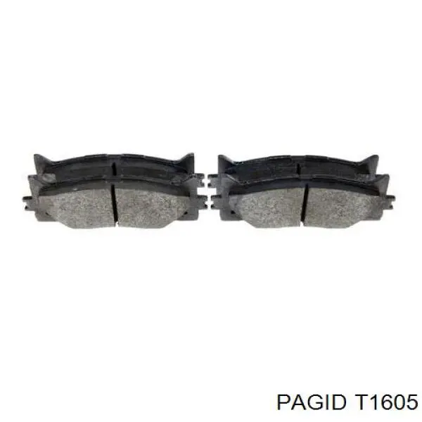 Передні тормозні колодки T1605 HELLA-PAGID