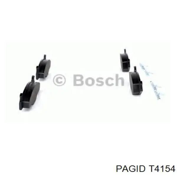 Тормозні колодки HELLA-PAGID T4154