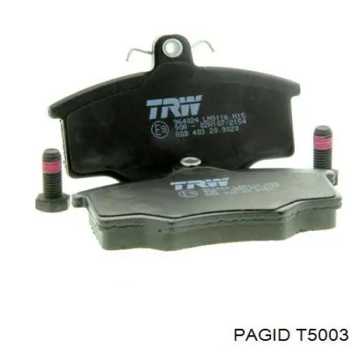 Купити T5003 HELLA-PAGID Колодки гальмівні передні, дискові