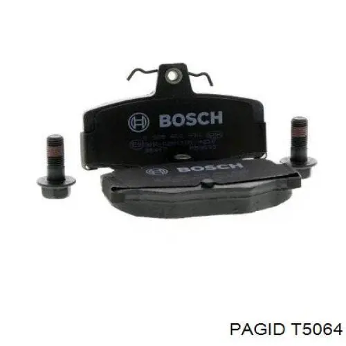 Задні гальмівні колодки HELLA-PAGID T5064 ціна, від 16.89 USD
