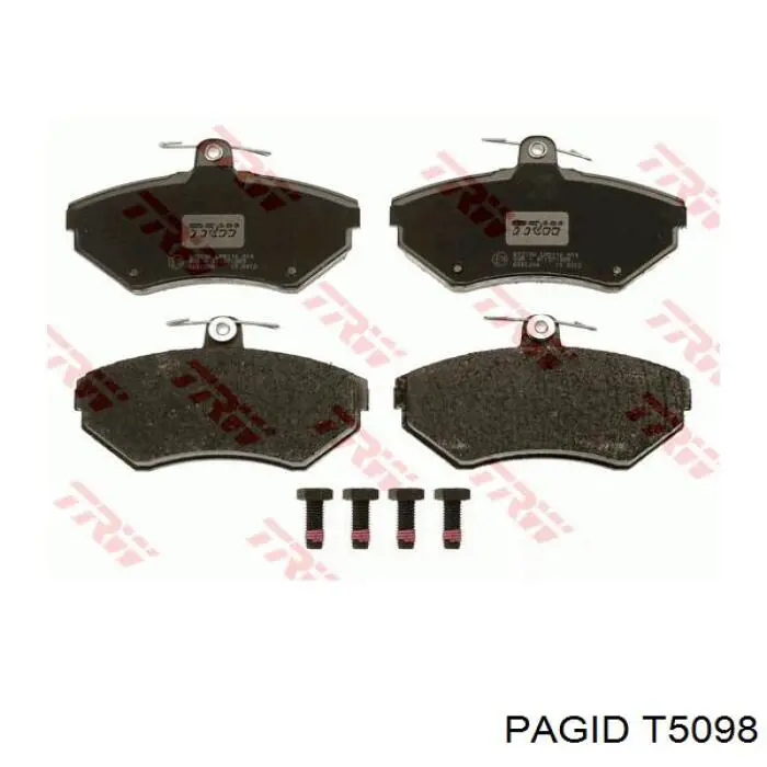Купити T5098 HELLA-PAGID Колодки гальмівні передні, дискові