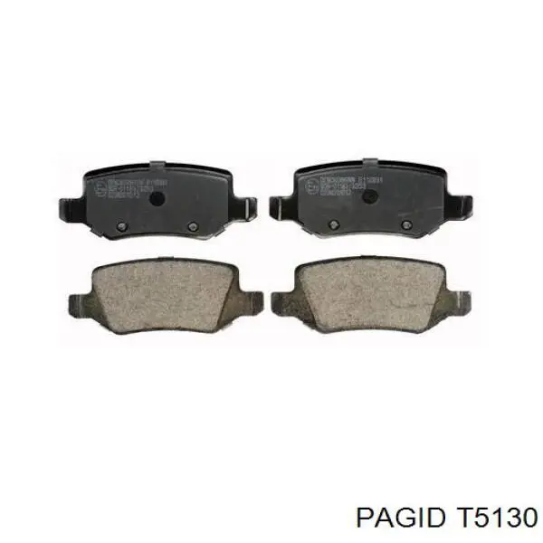 Задні гальмівні колодки HELLA-PAGID T5130 ціна, від 19.71 USD
