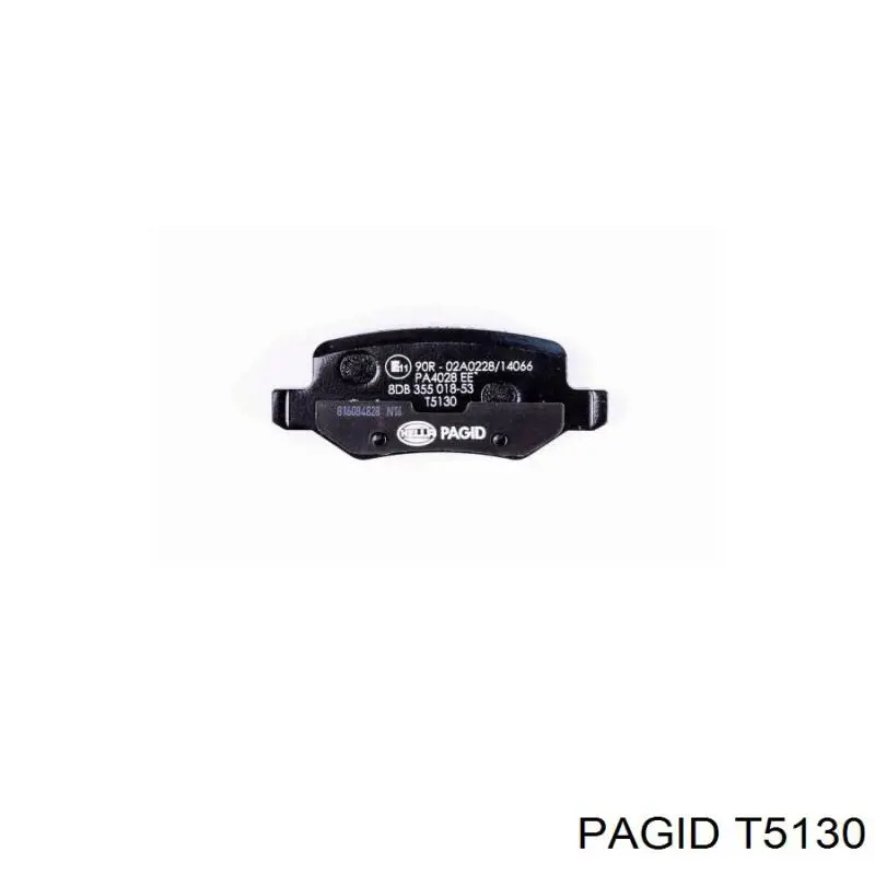 Задні гальмівні колодки T5130 HELLA-PAGID