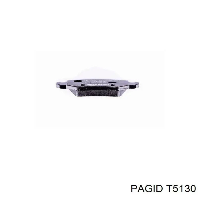 T5130 HELLA-PAGID Колодки гальмівні задні, дискові