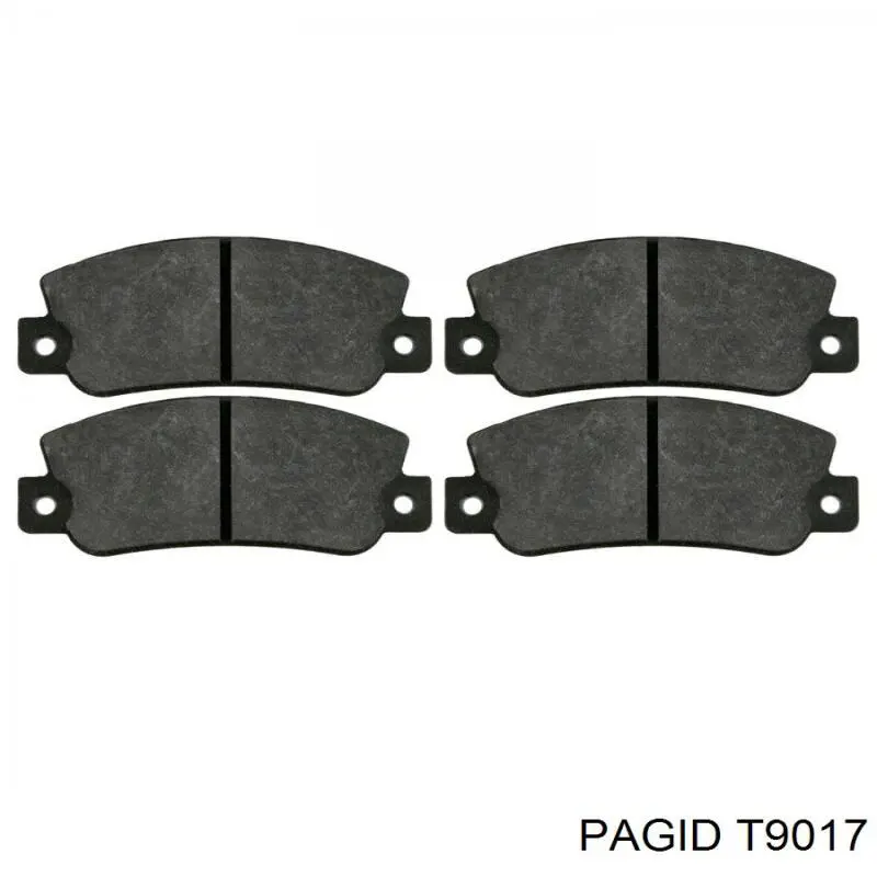 Задні гальмівні колодки HELLA-PAGID T9017 ціна, від 11.60 USD