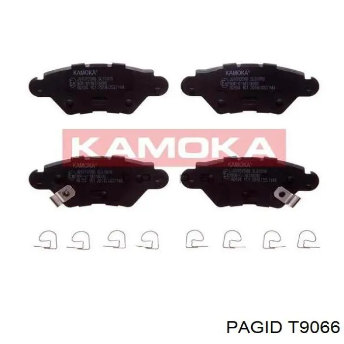 Задні гальмівні колодки HELLA-PAGID T9066 ціна, від 13.78 USD