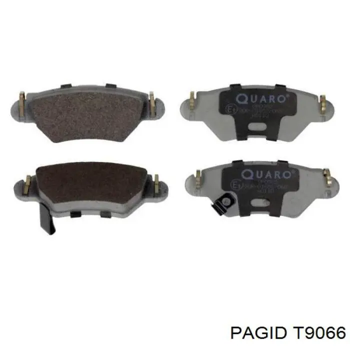 Купити T9066 HELLA-PAGID Задні колодки